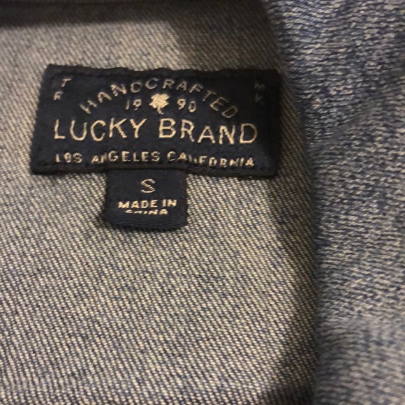 Lucky brand classic denim jacket - Picture 5 of 7